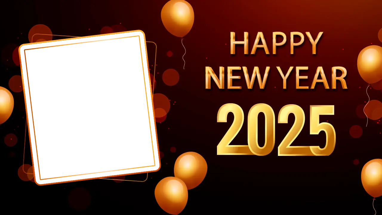 2025 Happy New Year Frame