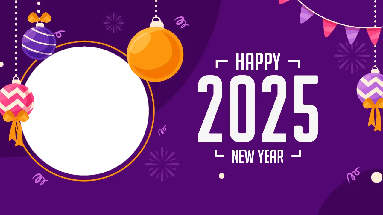 2025 Happy New Year Frame