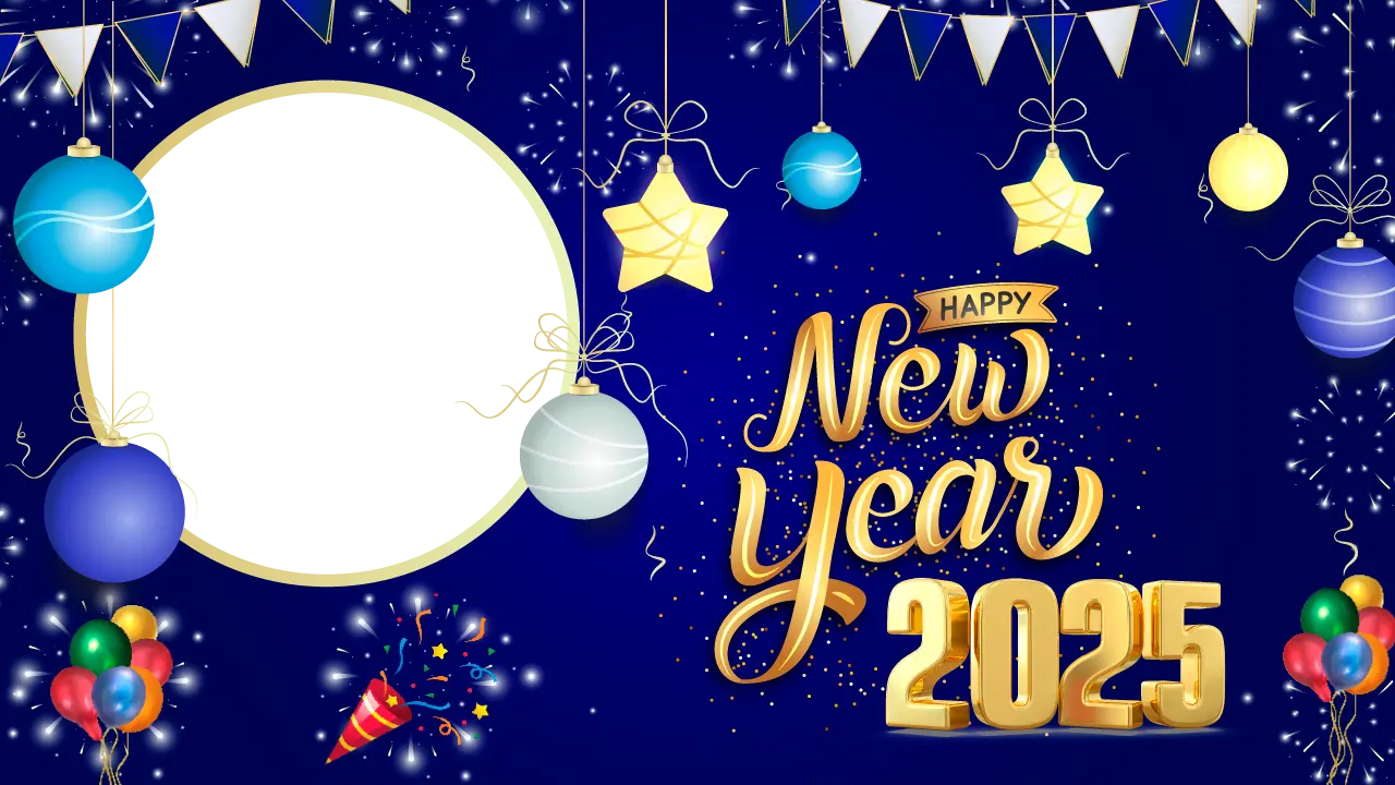 2025 Happy New Year Frame