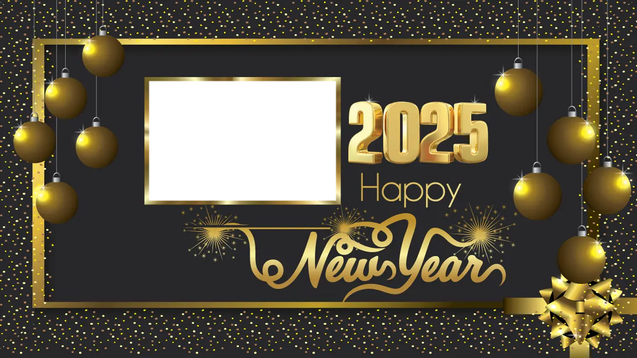 2025 Happy New Year Frames